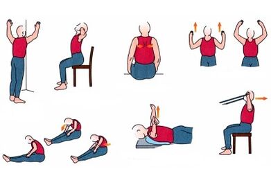 Bewegung mit thorakaler Osteochondrose