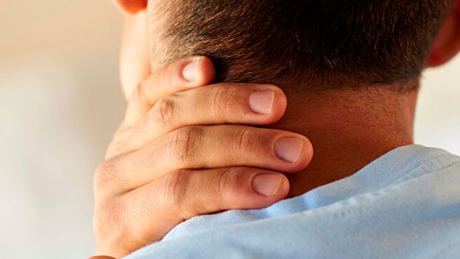 Nackenschmerzen mit Osteochondrose